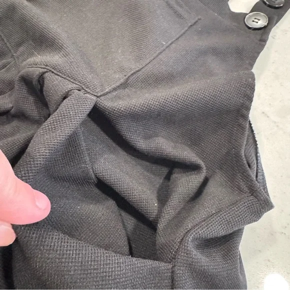 Halara Women's S Black Overalls Adjustable Strap Pockets Wide Leg Baggy Casual - Picture 11 of 13